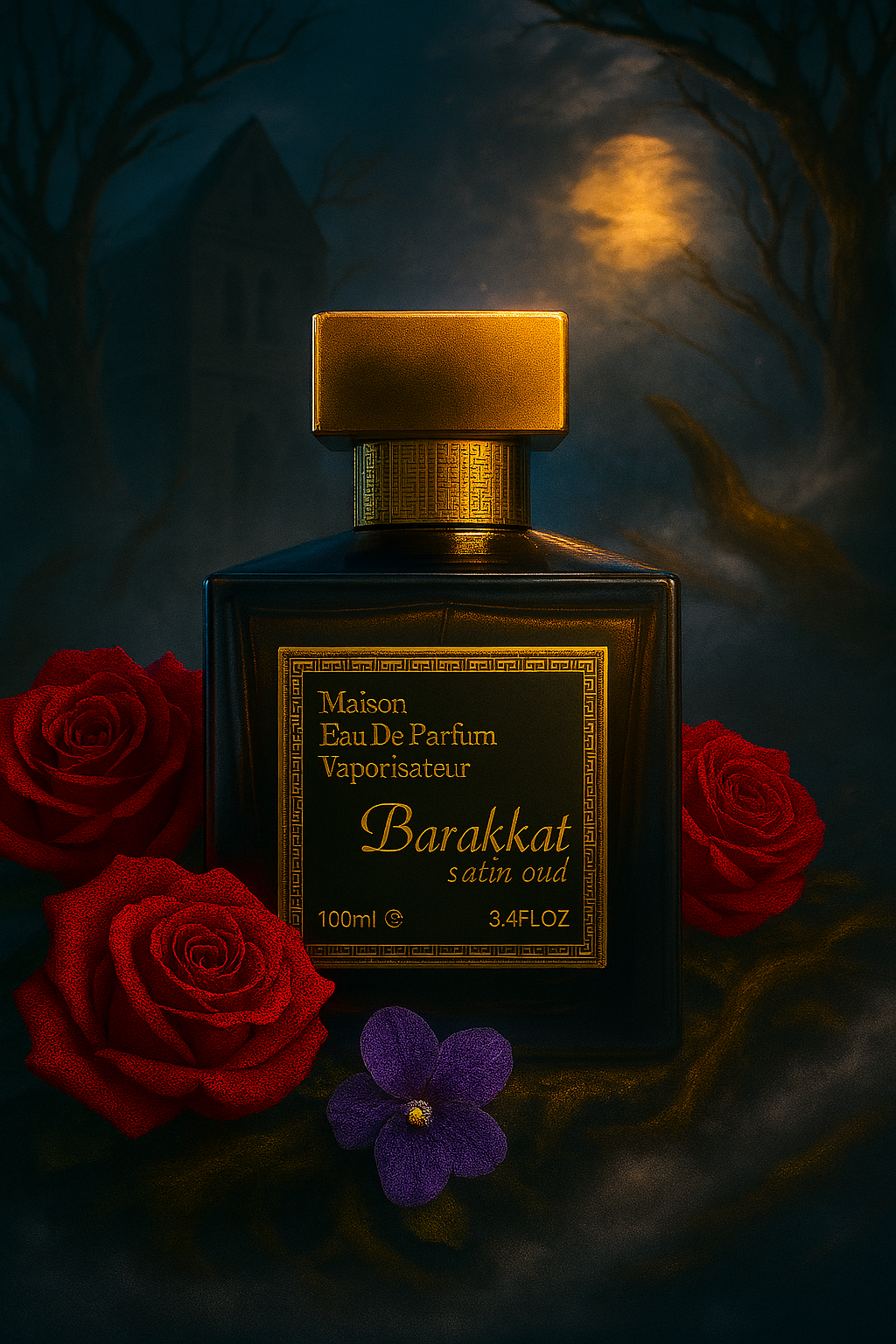 Barakkat Satin Oud  -100ml (inspiré du oud satin mood MFK)